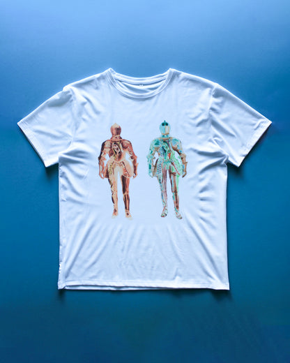 Holy Knight White Tee - Blooming Flame