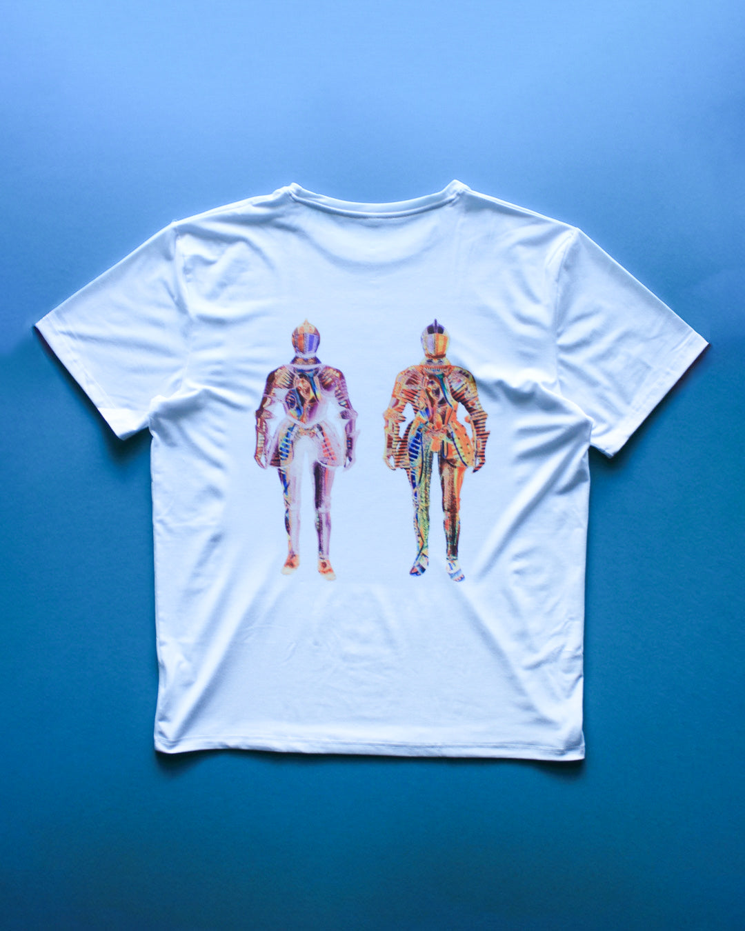 Holy Knight White Tee - Blooming Flame