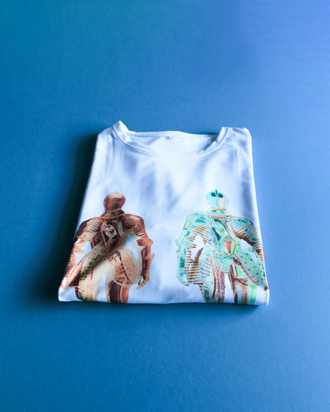 Holy Knight White Tee - Blooming Flame